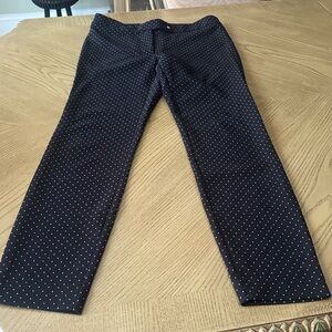 Zara Women’s Black Polka Dot Stretch Pants